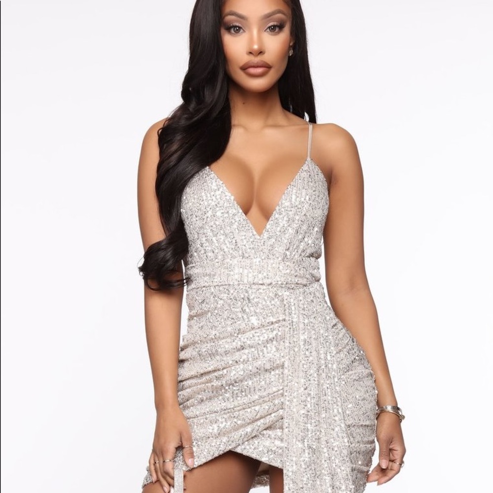 Fashion Nova Sequin Mini Dress